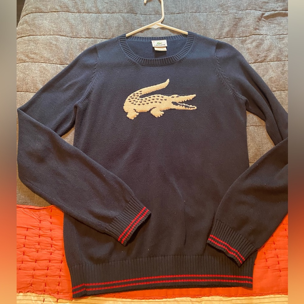 Lacoste Alligator Sweater Navy Crewneck